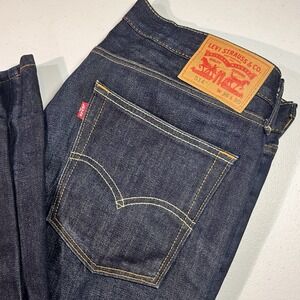 Levis Men's 514 slim straight Dark Wash 36 x 30 EUC